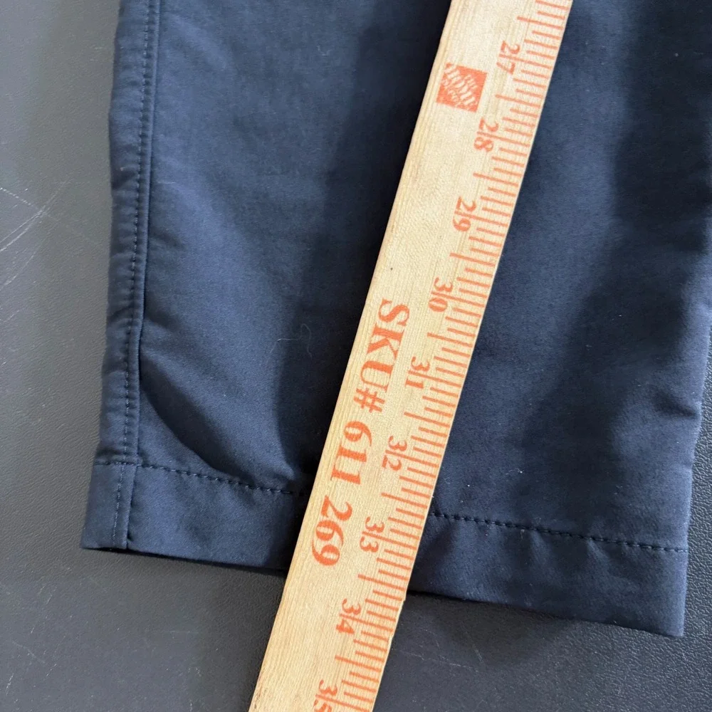 Under Armour Mens Black Performance Golf Pants Size 38x34 Tapered Leg Chino